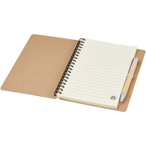 Priestly recycled notebook with pen Lilac Natural