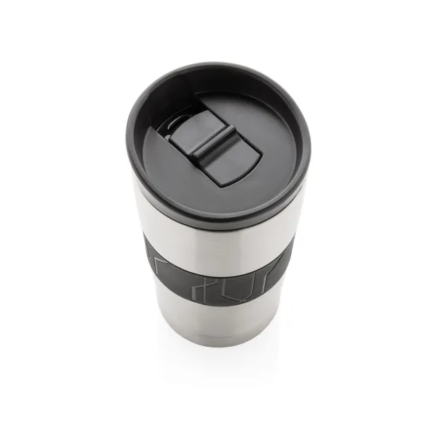  Dishwasher safe vacuum coffee mug - XD Collection Silver 