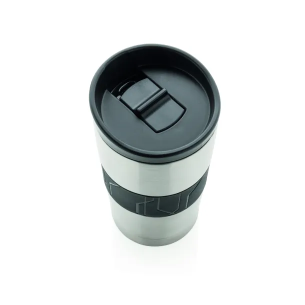  Dishwasher safe vacuum coffee mug - XD Collection Silver 