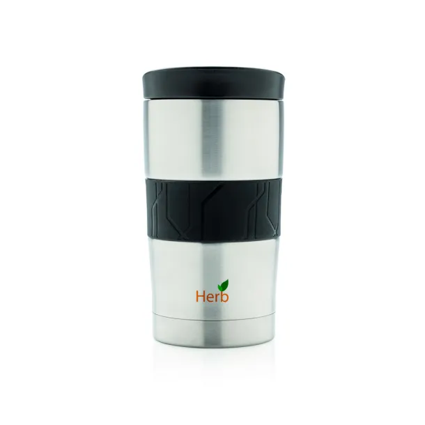  Dishwasher safe vacuum coffee mug - XD Collection Silver 