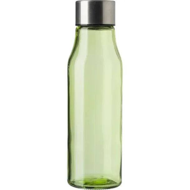  Glass sports bottle 500 ml lime