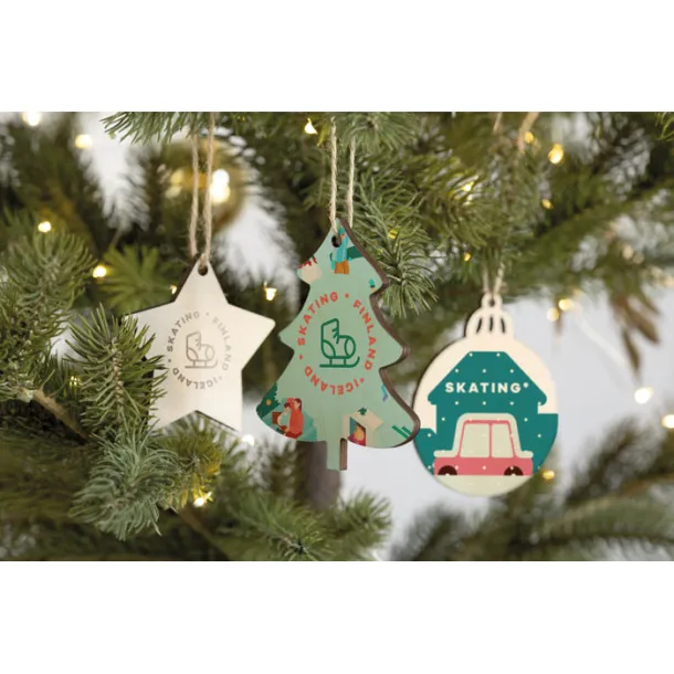 KIVA Christmas ornament tree Wood