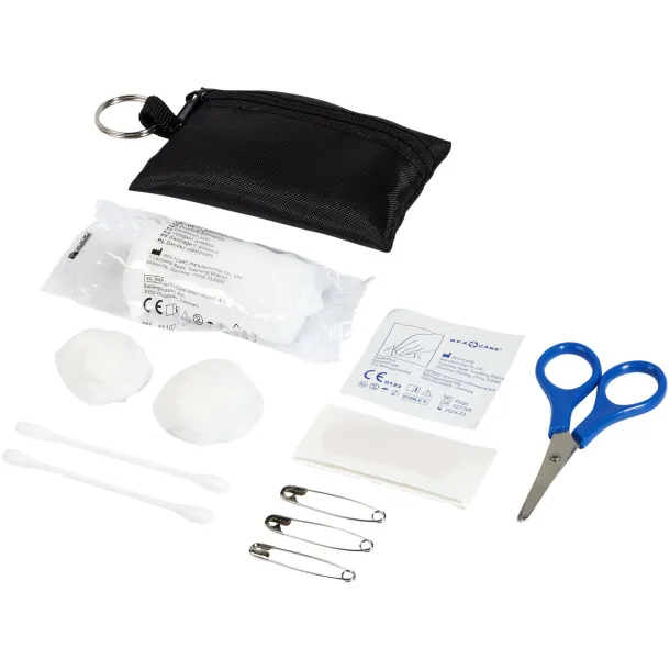 Valdemar 16-piece first aid keyring pouch Crna