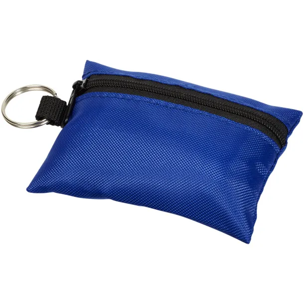 Valdemar 16-piece first aid keyring pouch Royal blue