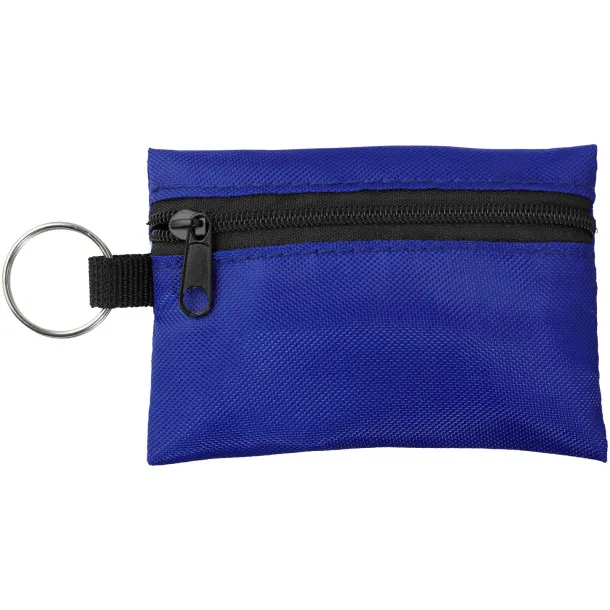 Valdemar 16-piece first aid keyring pouch - Unbranded Royal blue