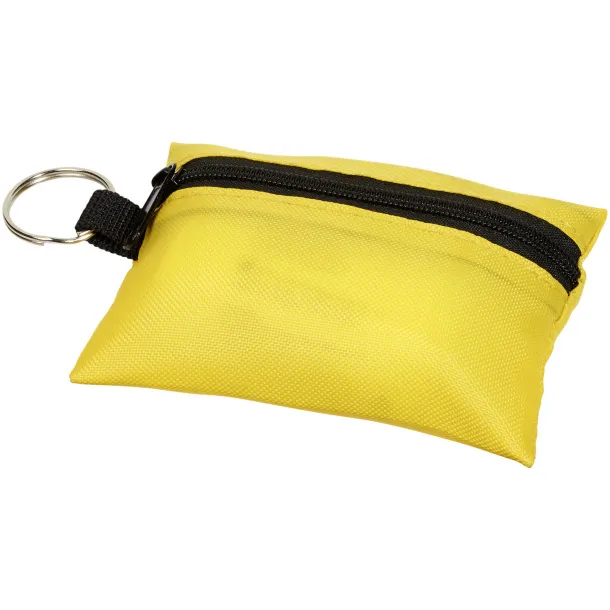 Valdemar 16-piece first aid keyring pouch - Unbranded Yellow