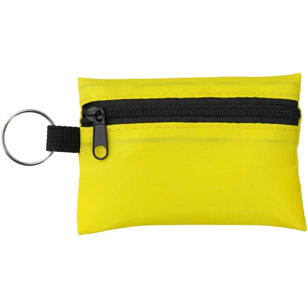 Valdemar 16-piece first aid keyring pouch - Unbranded Yellow