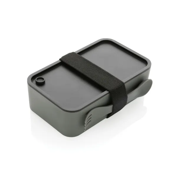  GRS RPP kutija za hranu s 2u1 žlicom i vilicom, 1,2 L - XD Collection Cool Grey 9