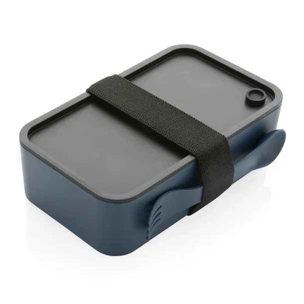  GRS RPP kutija za hranu s 2u1 žlicom i vilicom, 1,2 L - XD Collection navy