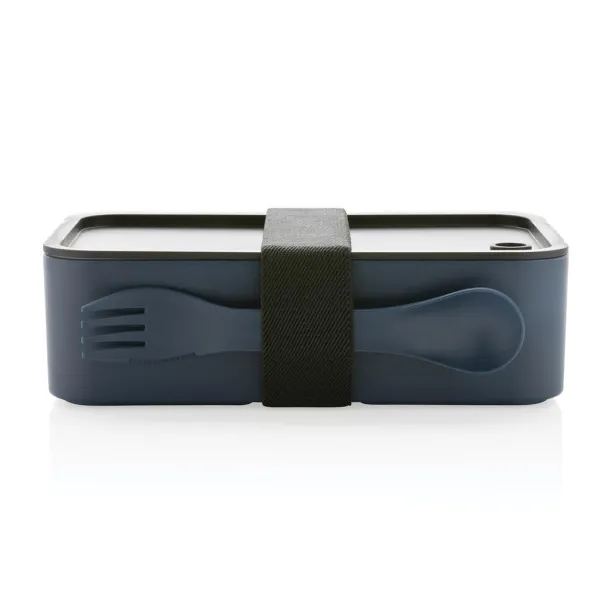 GRS RPP kutija za hranu s 2u1 žlicom i vilicom, 1,2 L - XD Collection navy