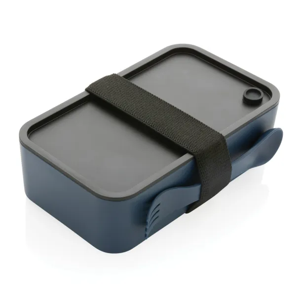  GRS RPP kutija za hranu s 2u1 žlicom i vilicom, 1,2 L - XD Collection navy