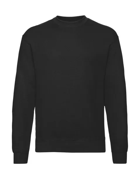  Klasični pulover, 280 g/m² - Fruit of the Loom Crna