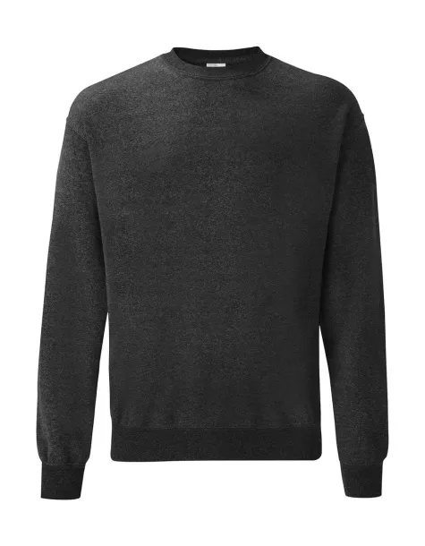  Klasični pulover, 280 g/m² - Fruit of the Loom Dark Heather Grey