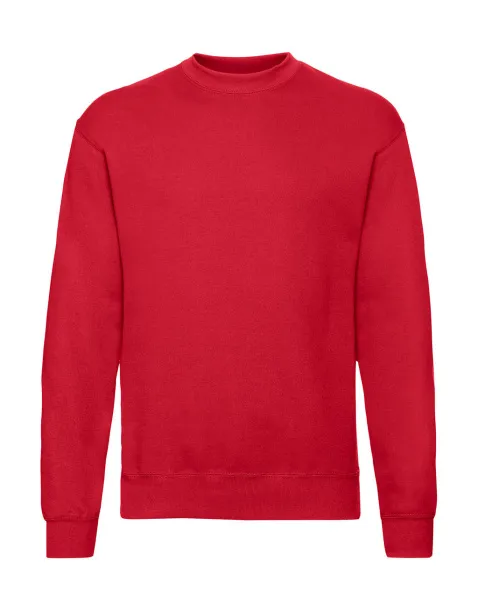  Klasični pulover, 280 g/m² - Fruit of the Loom Crvena