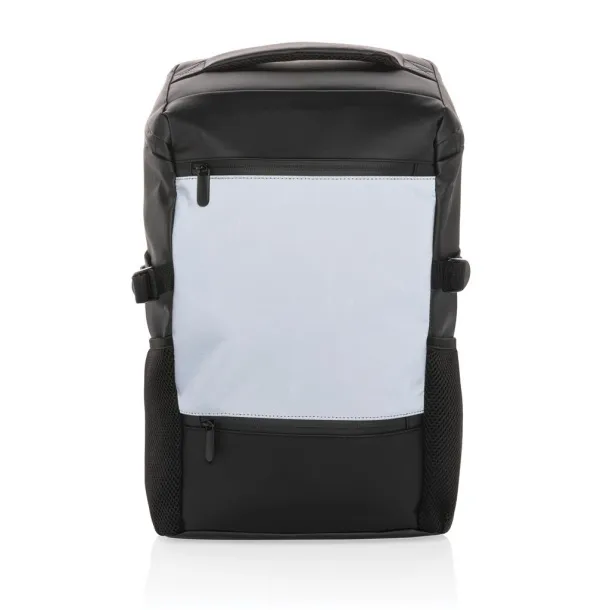  PU high visibility easy access 15.6" laptop backpack - XD Collection Black 