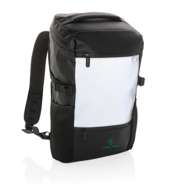  Reflektrirjući ruksak za laptop, 15.6" - XD Collection Crna