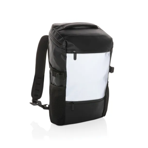  PU high visibility easy access 15.6" laptop backpack - XD Collection Black 