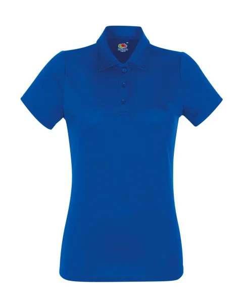 Ženska sportska polo majica, 140 g/m² - Fruit of the Loom Kraljevski plava