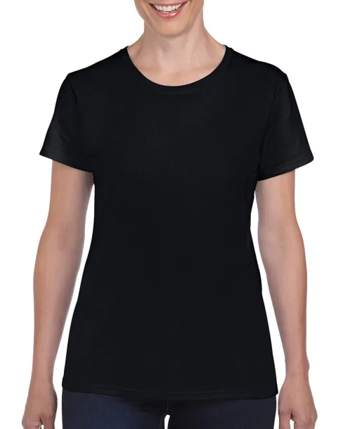  HEAVY COTTON™ ženska majica kratkih rukava od teškog pamuka, 180 g/m2 - Gildan Crna