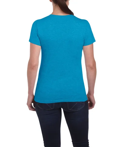  HEAVY COTTON™ ženska majica kratkih rukava od teškog pamuka, 180 g/m2 - Gildan Heather Sapphire