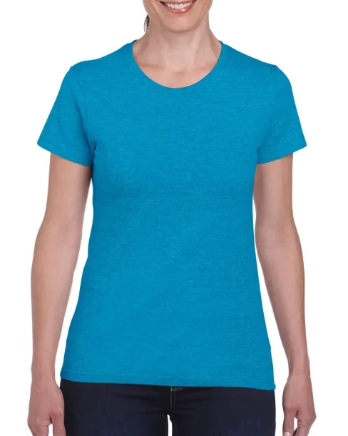  HEAVY COTTON™ ženska majica kratkih rukava od teškog pamuka, 180 g/m2 - Gildan Heather Sapphire
