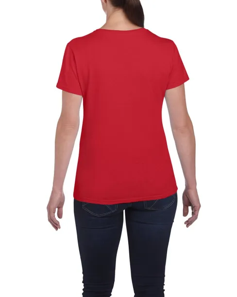  HEAVY COTTON™ ženska majica kratkih rukava od teškog pamuka, 180 g/m2 - Gildan Crvena