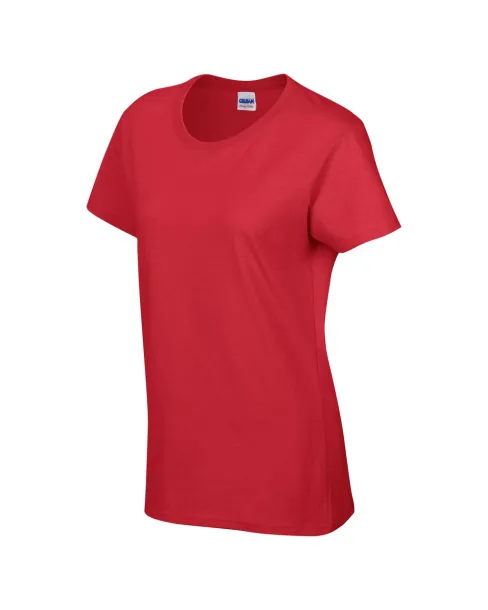  HEAVY COTTON™ ženska majica kratkih rukava od teškog pamuka, 180 g/m2 - Gildan Crvena