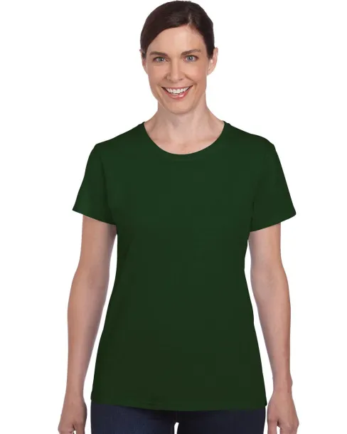  HEAVY COTTON™ ženska majica kratkih rukava od teškog pamuka, 180 g/m2 - Gildan Šumski zelena
