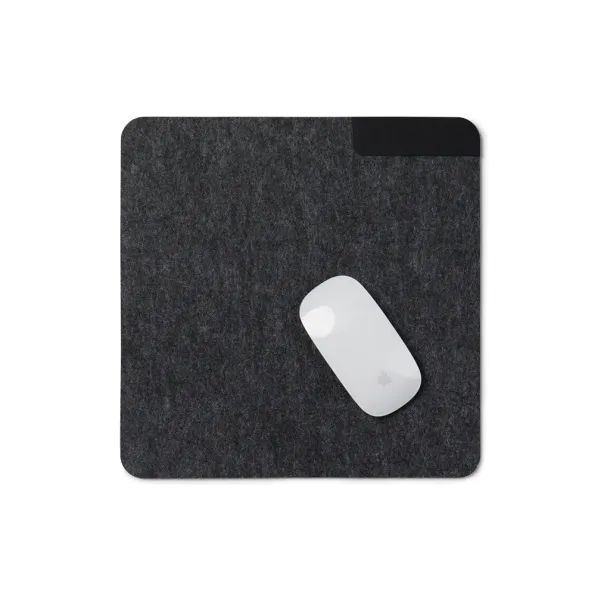  VINGA Albon GRS recycled felt mouse pad - Vinga black 