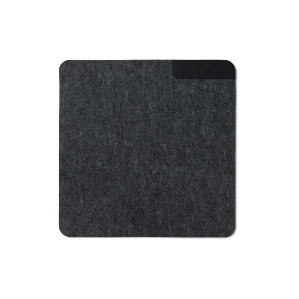  VINGA Albon GRS recycled felt mouse pad - Vinga black 