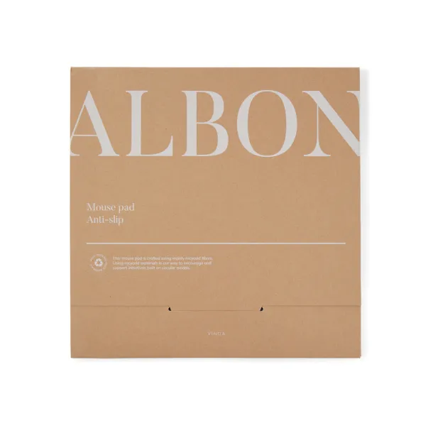  VINGA Albon GRS recycled felt mouse pad - Vinga Crna 