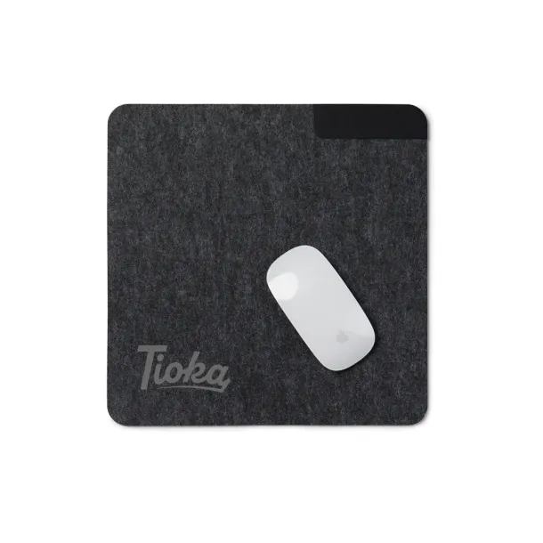  VINGA Albon GRS recycled felt mouse pad - Vinga Crna 