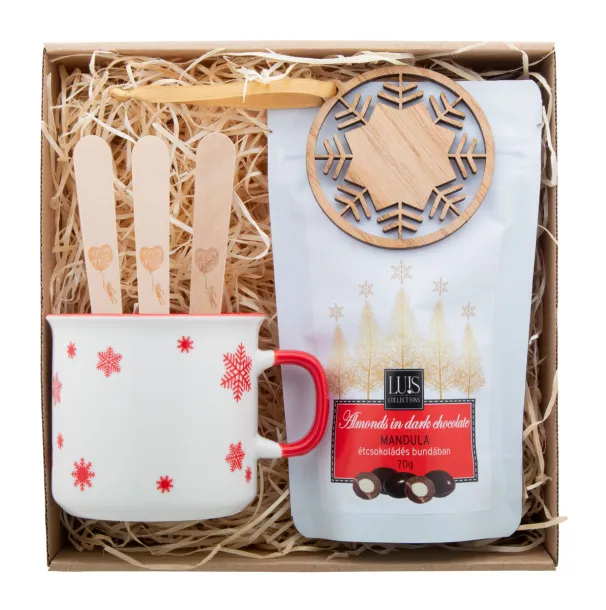 Sjokolade hot chocolate gift set White