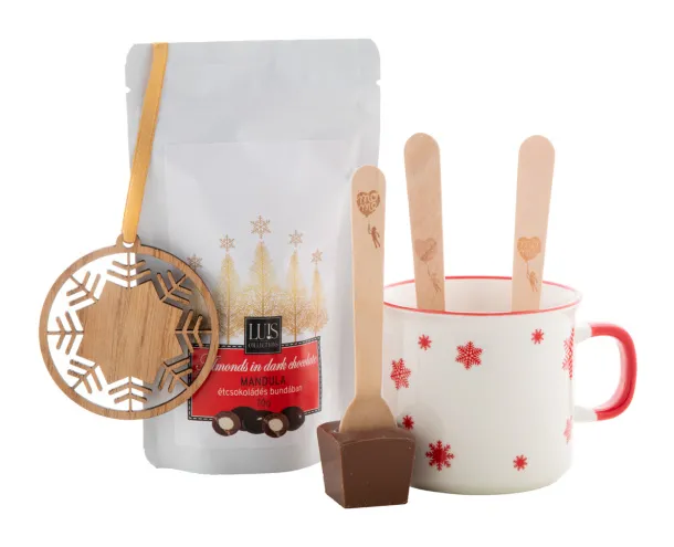 Sjokolade hot chocolate gift set White