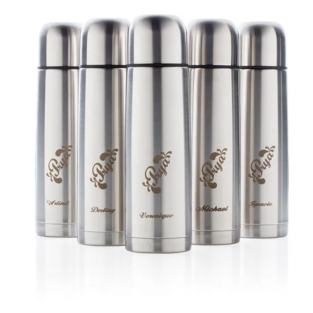  Stainless steel flask - XD Collection Silver 