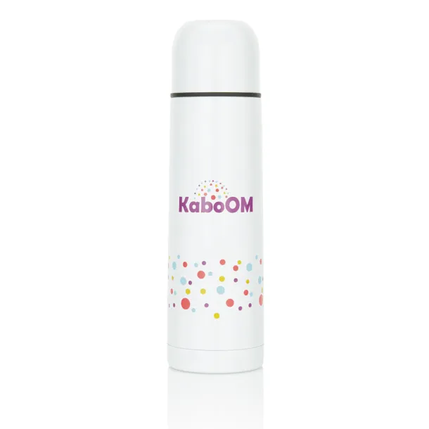  Termosica od nehrđajućeg čelika, 500 ml - XD Collection Bijela
