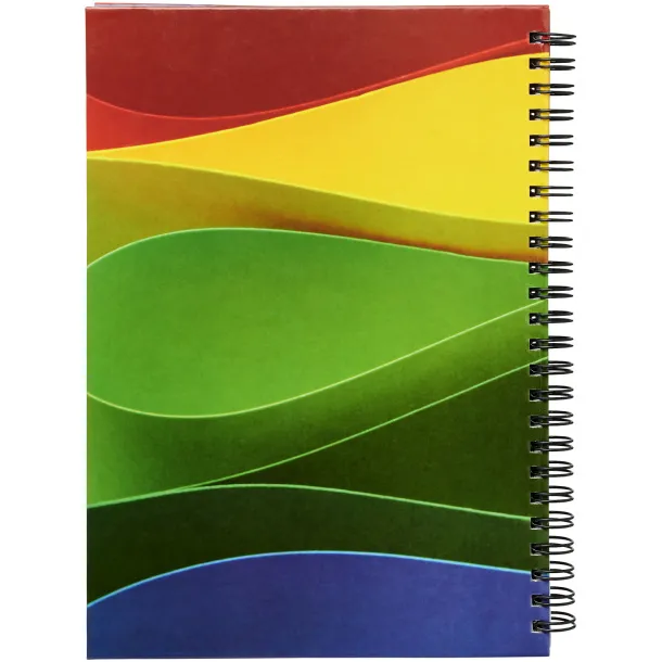 Wire-o A5 notebook hard cover White Crna