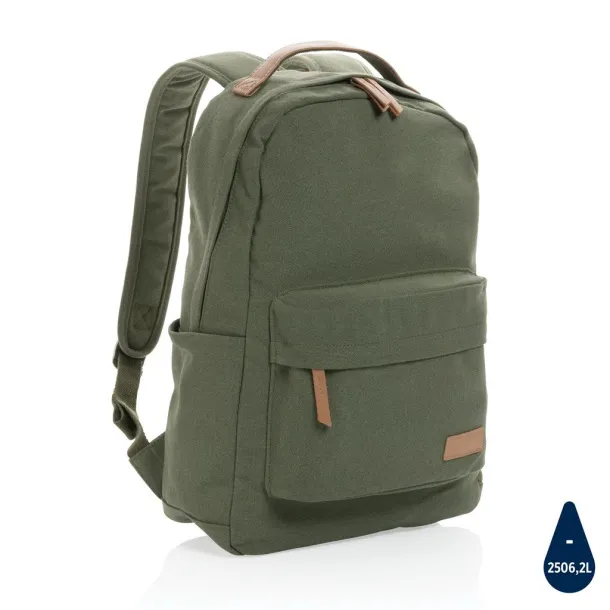  Impact AWARE™ 16 oz. recycled canvas backpack - XD Collection 45533C 