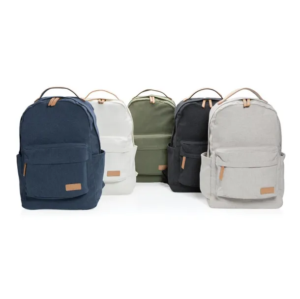  Impact AWARE™ 16 oz. recycled canvas backpack - XD Collection Bijela 