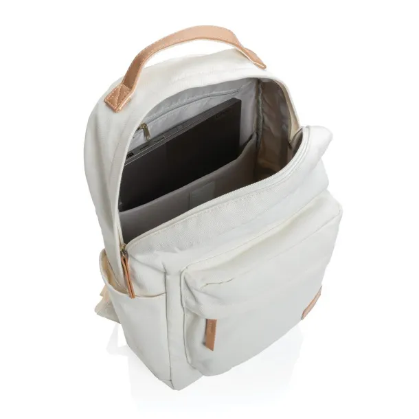  Impact AWARE™ ruksak od recikliranog platna, 14" - XD Collection Prirodna