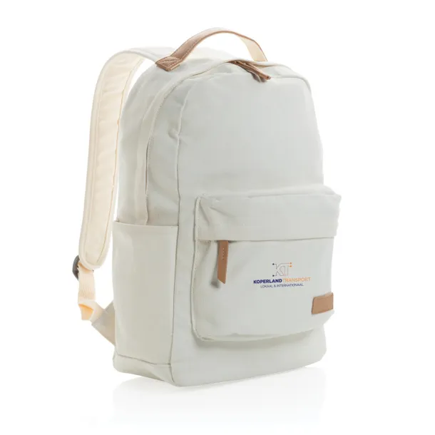  Impact AWARE™ ruksak od recikliranog platna, 14" - XD Collection Prirodna