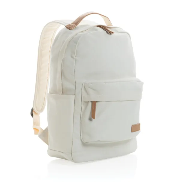  Impact AWARE™ 16 oz. recycled canvas backpack - XD Collection Bijela 