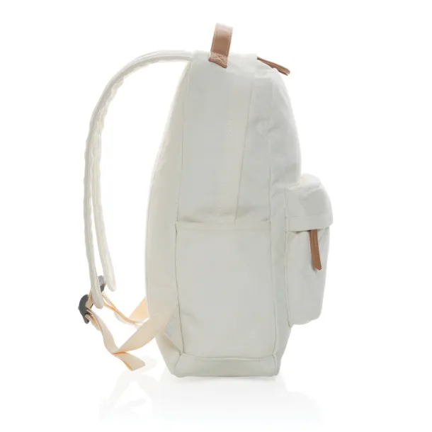  Impact AWARE™ 16 oz. recycled canvas backpack - XD Collection Bijela 