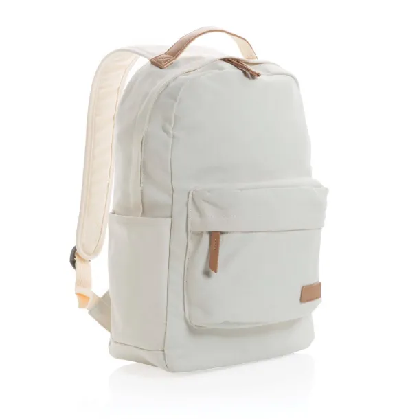  Impact AWARE™ 16 oz. recycled canvas backpack - XD Collection Bijela 