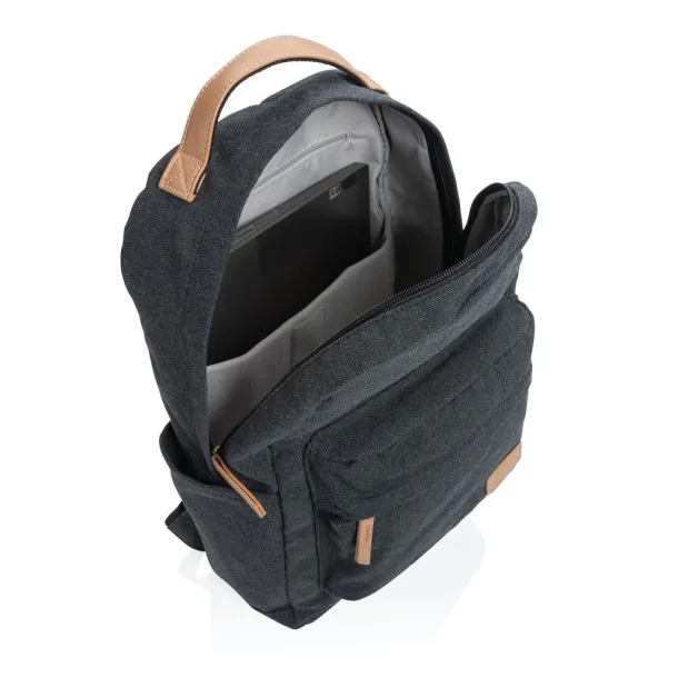  Impact AWARE™ ruksak od recikliranog platna, 14" - XD Collection Crna