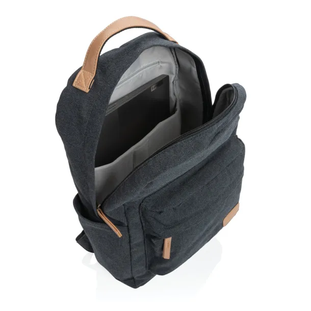  Impact AWARE™ ruksak od recikliranog platna, 14" - XD Collection Crna