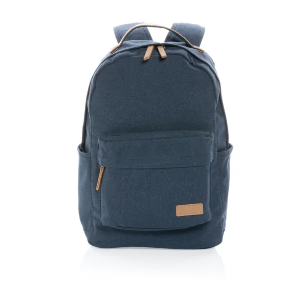  Impact AWARE™ 16 oz. recycled canvas backpack - XD Collection Blue 