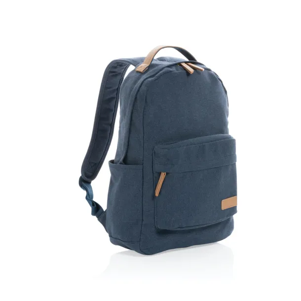  Impact AWARE™ 16 oz. recycled canvas backpack - XD Collection Blue 