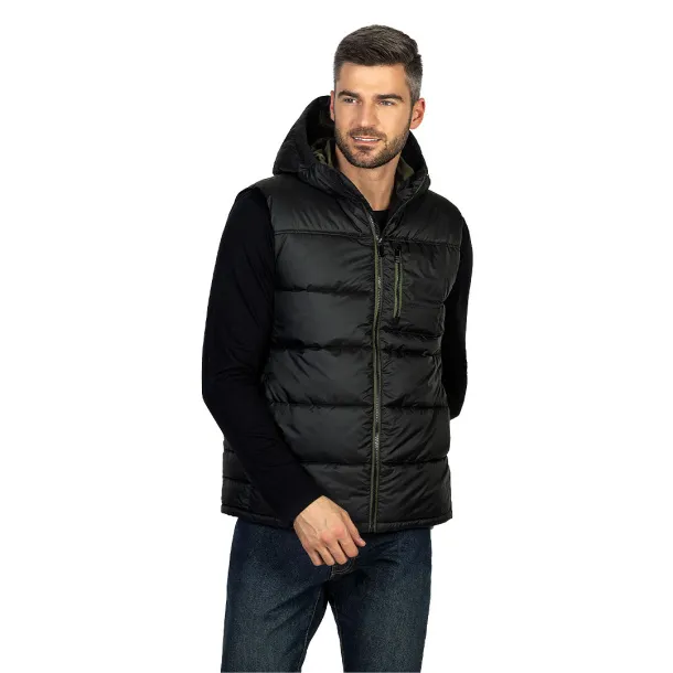 STORM Hooded bodywarmer Black