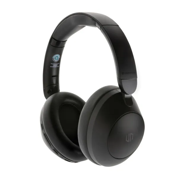  Urban Vitamin Cupertino RCS rplastic ANC headphone - Urban Vitamin Black 